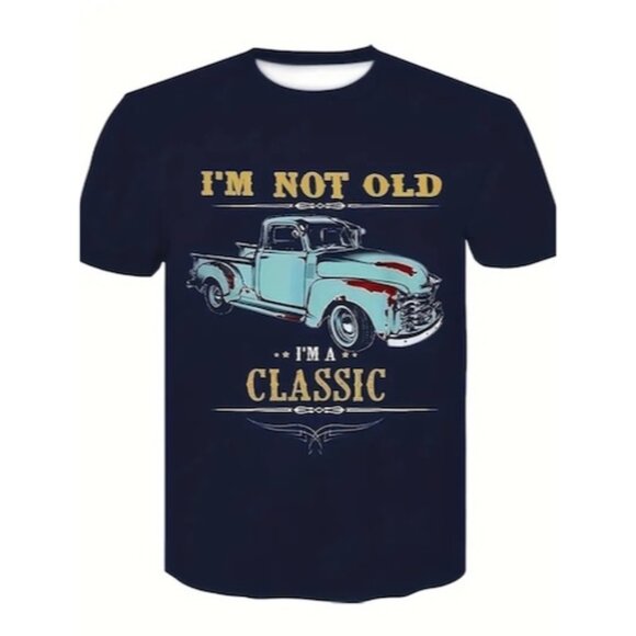 Unbranded Other - I'm Not Old, I'm a Classic" Men's T-Shirt (Size XL) Navy